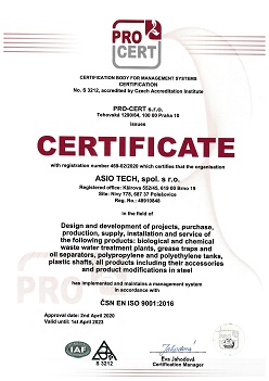 ASIO ISO 9001:2016