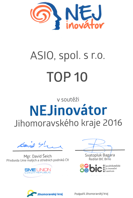 NEJinovátor 2016 _ ASIO, spol. s r.o.