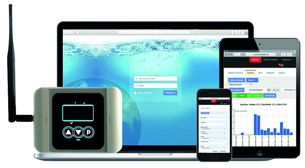 Intelligent water meter and leak detection system AS-WaterOwl