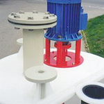 Míchací válcové plastové nádrže pro průmysl AS-NADRZ PP/M